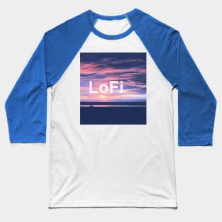 LoFi OG beach sunset Baseball T-Shirt